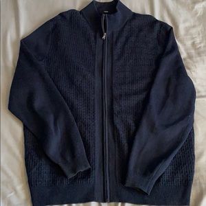 Hugo Boss 100% Virgin Wool sweater jacket!XL